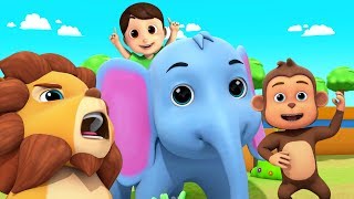 Going To The Zoo  Nursery Rhymes amp Kids Songs  Zoo Song  Baby Rhyme [upl. by Yrogreg57]