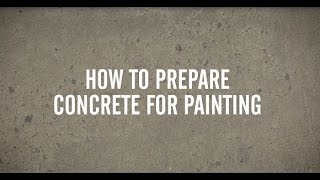 How To Prepare Concrete For Painting [upl. by Chelsey]