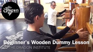 Beginners Wing Chun Wooden Dummy Form Lesson  1st Set StepbyStep [upl. by Atiuqehs103]