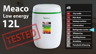 Meaco Low Energy 12L Review  Economical low power dehumidifier [upl. by Enelav]