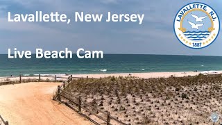 Lavallette NJ Beach Cam  Live [upl. by Eimmelc]