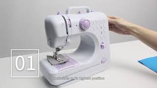 Operation of FHSM505 sewing machine [upl. by Aeiram]