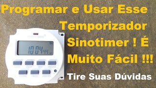 Como Programar e Usar o Timer Temporizador da Sinotimer 16 05 2020 [upl. by Treacy482]