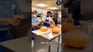 Ninja technique of cutting pumpkin 🤯  New Viral Gadjet  hand crafts shortvideo shorts [upl. by Janean443]