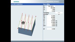 Siemens Sinutrain 840Dsl828D  Face Milling Cycle 61 Parameters  Part 3 [upl. by Meredith]