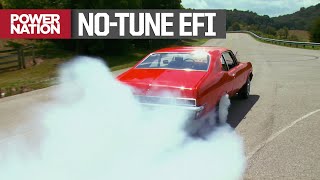 Converting a Carbureted Small Block to EFI on a Chevy Nova  Detroit Muscle S3 E22 [upl. by Ostap]