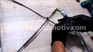 Peugeot 206 Window Regulator Repair [upl. by Fielding261]