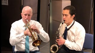 Nick Homes  Tuxedo Sax amp Trumpet Jazz Duet [upl. by Aleka985]