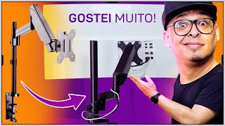 Esse SUPORTE para MONITOR É DIFERENTE VALE A PENA [upl. by Eralc]