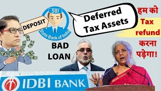 Economy Deferred Tax Assets amp Bad Loan Writeoff for UPSC MCQs explained TheMrunalPatel [upl. by Chemash579]