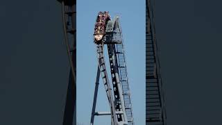 Beyond Vertical Twisting Drop  Lech Coaster at Legendia [upl. by Satterfield]