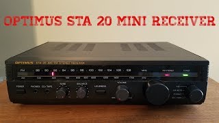 Realistic Optimus STA 20 Mini Stereo Receiver [upl. by Dlarrej]