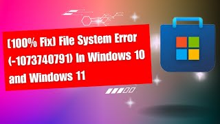 Fix file system errors windows 10  8  7  3 Solutions [upl. by Imelida]