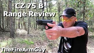 CZ 75 B 9mm Shooting amp Range Review  TheFireArmGuy [upl. by Anyer]