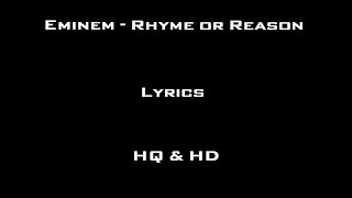 Eminem  Rhyme or Reason  Lyrics HQampHD [upl. by Washko]