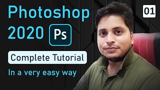 Adobe Photoshop CC 2020 Basic Tutorials For Beginners in Hindi  Class 1 [upl. by Ahsiner140]