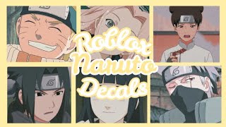 ROBLOX  Bloxburg x Royale High  Aesthetic Naruto Decals Ids [upl. by Cykana]