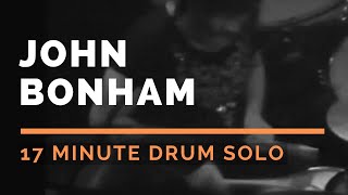 John Bonham Drum Solo  Epic 17 minute drum solo by Led Zeppelin drummer John Bonham [upl. by Glenn]