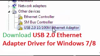 Download RD9700 USB20 to Fast Ethernet Adapter driver for Windows 7  8 [upl. by Ylliw]