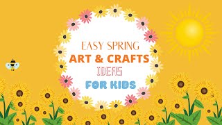 SPRING CRAFTS FOR KIDS  EASY DIY SPRING ART PROJECT [upl. by Padraic]