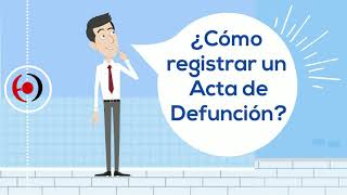 Consulta Legal  ¿Cómo registrar un Acta de Defunción [upl. by Aibun]