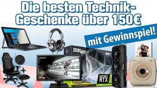 Die besten TechnikGeschenke ab 150 Euro 🎄🎄 Weihnachten 2018 GeschenkeTipps Gewinnspiel [upl. by Richia]