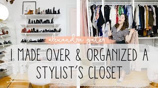 I Made Over A Stylist’s Rental Apartment Closet  Ikea Closet [upl. by Trinl]