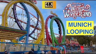 MUNICH LOOPING  winter wonderland Olympia Looping [upl. by Elvyn]