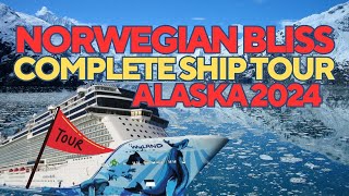 Norwegian NCL Bliss Ship Tour Alaska Season 2024 [upl. by Amabelle]