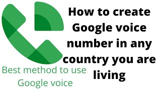 how to create Google voice number in Nigeria [upl. by Atived]