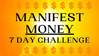 7 Day Challenge  Manifest Money Meditation [upl. by Werna]