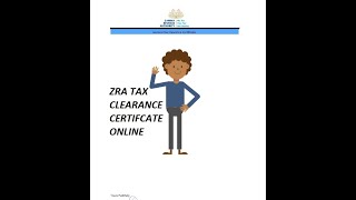 How to get a Tax Clearance Certificate in Zambia with ZRA ONLINE 2020 [upl. by Kathie]