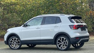 Volkswagen NEW TCross 2023 Black Style in 4K Ascot Grey 18 inch Koln walk around amp Detail Inside [upl. by Lrad]