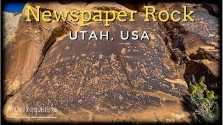 Newspaper Rock  Petroglyphs near Moab [upl. by Shorter]