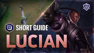 4 Minute Guide to Lucian ADC  Mobalytics Short Guides [upl. by Annotahs]