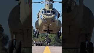 CH47 Chinook sling load with heavy sound shorts chinook helicopter foryou military aviation [upl. by Pauly249]