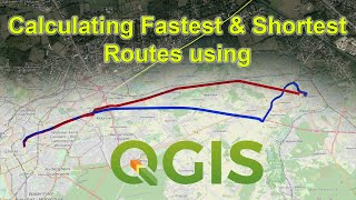 Calculating Shortest and Fastest Paths using QGIS ORS Tools [upl. by Cornia187]