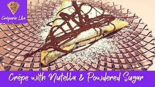 How to make Crepes  Crepes with Nutella amp Powdered Sugar  Crepes Recipe  Food [upl. by Konstance987]