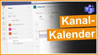 NEU Gemeinsamer Kalender in Microsoft Teams OutlookAlternative [upl. by Leahcin459]