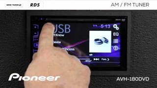 How To  AVH180DVD  AMFM Tuner [upl. by Minsat759]