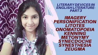 Literary Devices Figures of Speech in English Literature  Part 3 [upl. by Karyn]