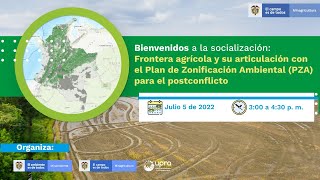 Socialización Frontera Agrícola [upl. by Ahsil]