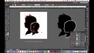 How to Create Silhouette Portraits in Illustrator [upl. by Lucias]