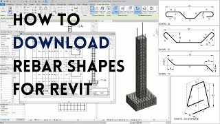 REVIT REBAR SHAPES AND SCHEDULES [upl. by Mailliwnhoj]