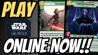 How to Play Star Wars Unlimited on your PC  TTS amp ForceTable Guide To Deck Building amp Gameplay [upl. by Teeter]