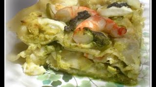 Lasagne al forno con gamberetti [upl. by Selyn]