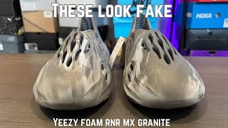 These Look Fake Adidas Foam Runner MX Granite On Feet Review [upl. by Hilaria]