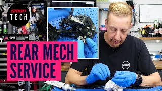 Servicing A Shimano Mech In Real Time  Mountain Bike Derailleur Service [upl. by Acul]