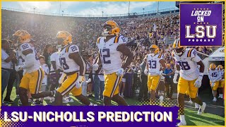 What 2 Watch LSU Tigers vs Nicholls Colonels Game Preview and Prediction [upl. by Gillett]