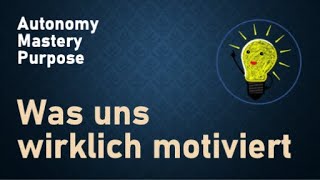 Was uns wirklich motiviert – Autonomy Mastery Purpose Pink [upl. by Clovah]